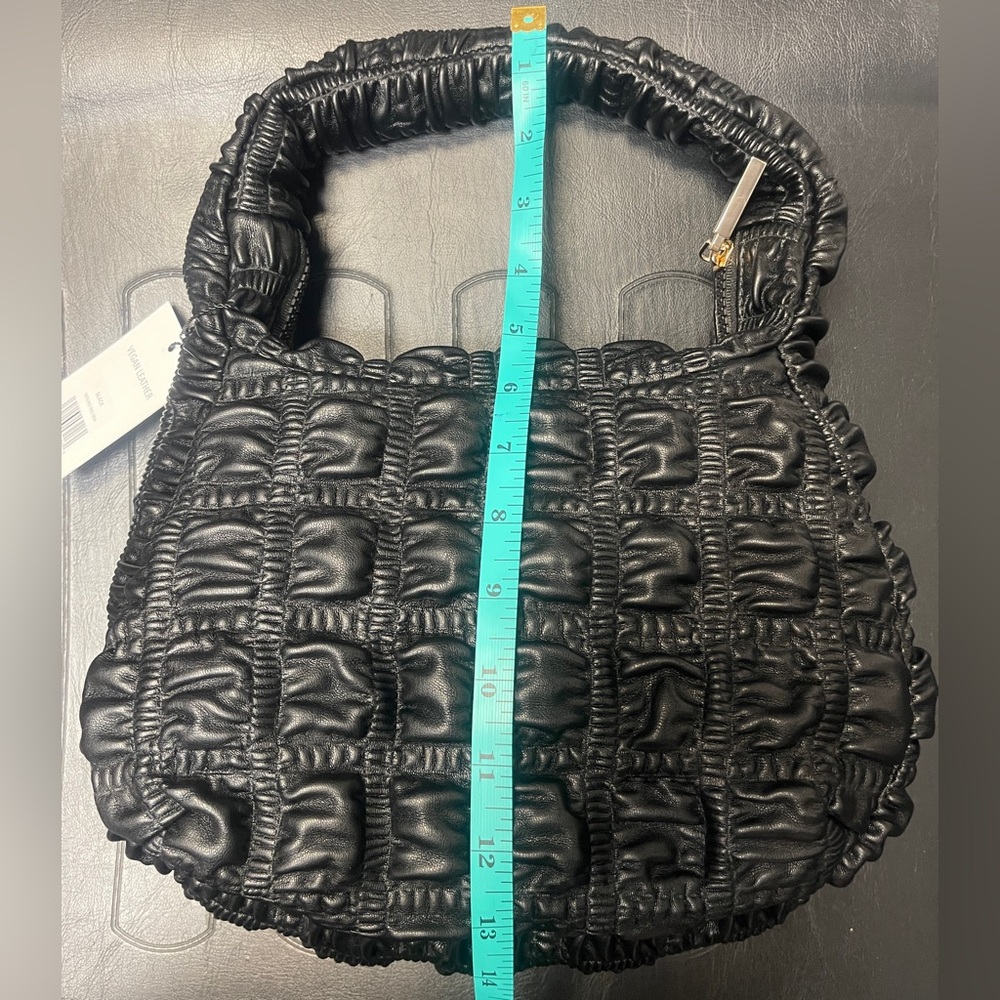 JASON Wu Fay Bubble Baguette Shoulder Bag Black Vegan Leather NWT Purse - Picture 9 of 10